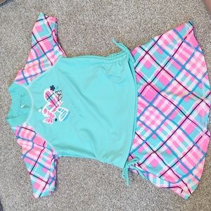 Girl's Gerry two piece tankini swim suit